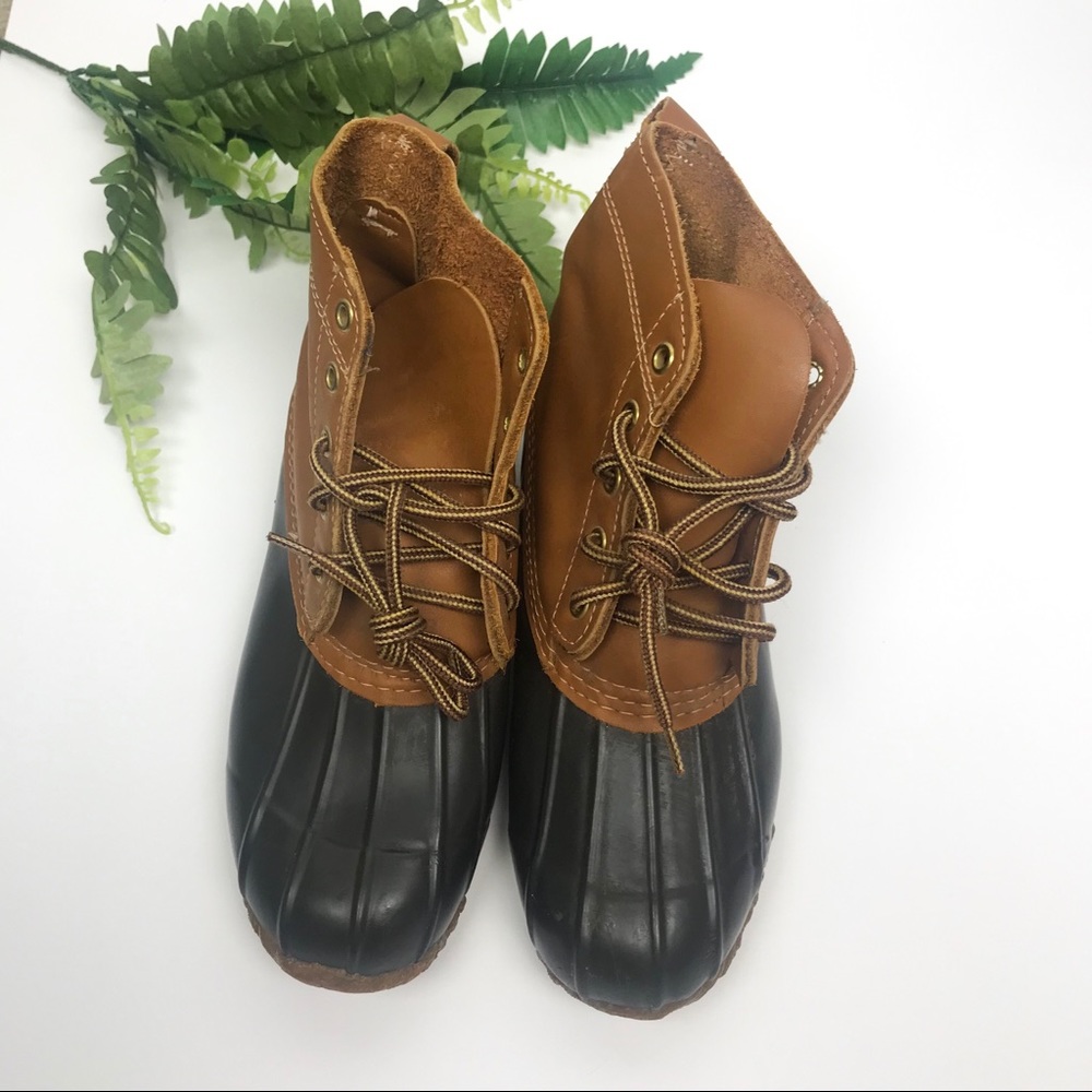 Eddie Bauer Leather Duck Boots